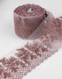 Beaded Border Lace - (Dusty Purple)
